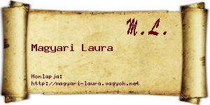 Magyari Laura névjegykártya